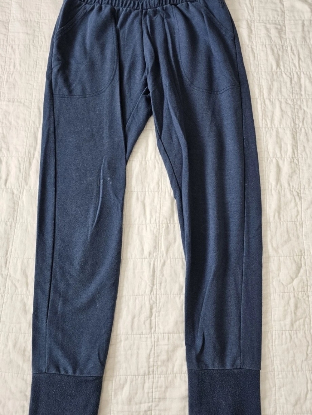 Free People Movement Pants Size Medium Blue Sunny Skinny Terry Sweatpant Joggers